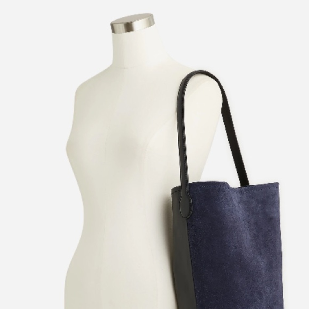 JCrew Berkeley Bucket Bag in Navy